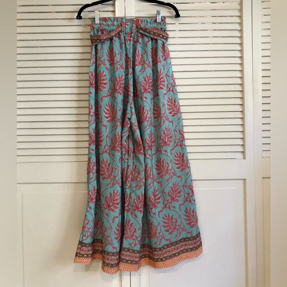 Knowmad Shop Silk Printed Wide Leg Pants - Picture 2 of 9